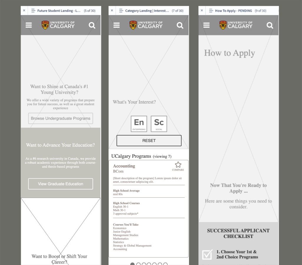Wireframe visual 2